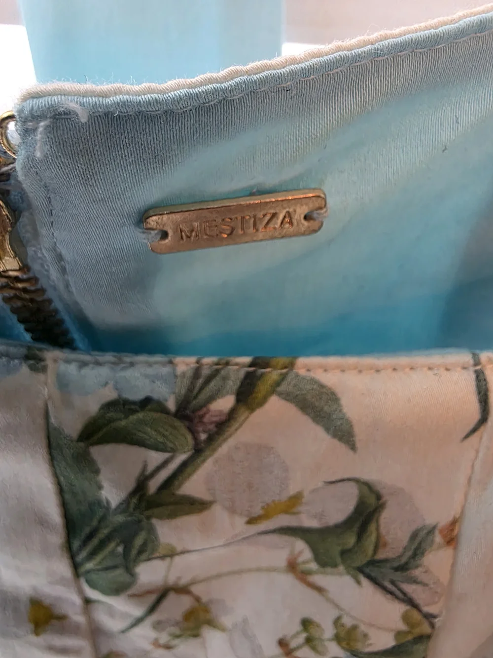Mestiza Light Blue Floral Midi Sundress - Picture 3 of 4